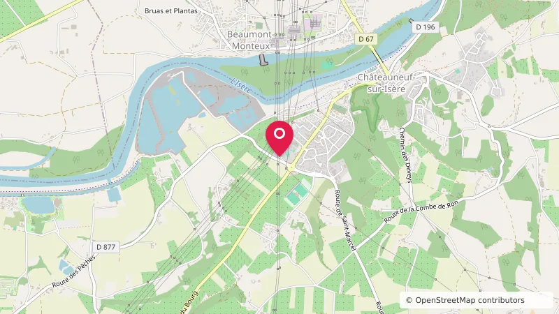 Aire de camping-car de Châteauneuf-sur-Isère