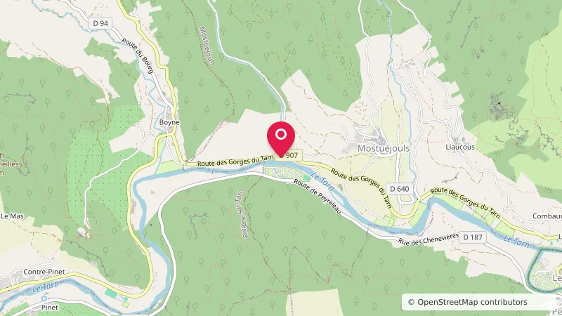 Aire de camping-car de Mostuéjouls, Gorges du Tarn