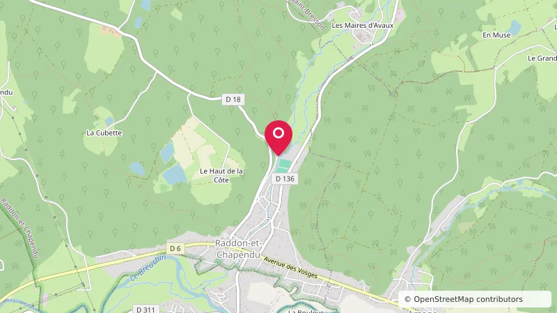 Aire de camping-car de Raddon-et-Chapendu