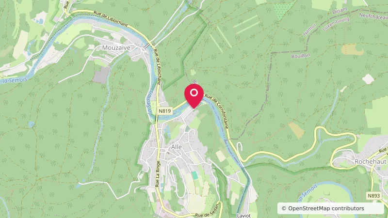 Aire de camping car de Recrealle - Alle sur Semois