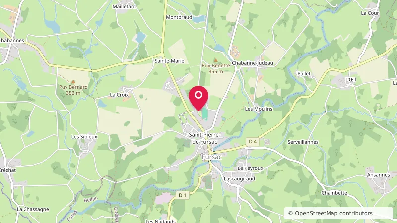 Aire de camping car Fursac