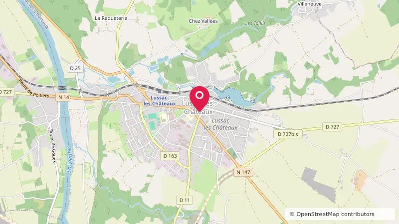 Aire de camping-car Lussac-les-Châteaux