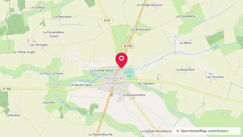 Aire de camping-car Nouans-les-Fontaines