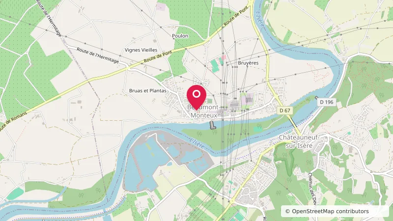 Aire de camping-car Ouest Mairie Beaumont-Monteux