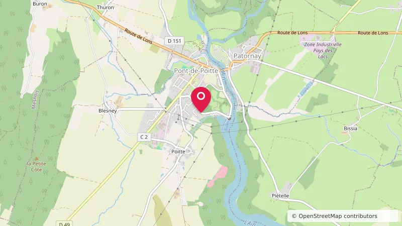 Aire de camping car Pont-de-Poitte