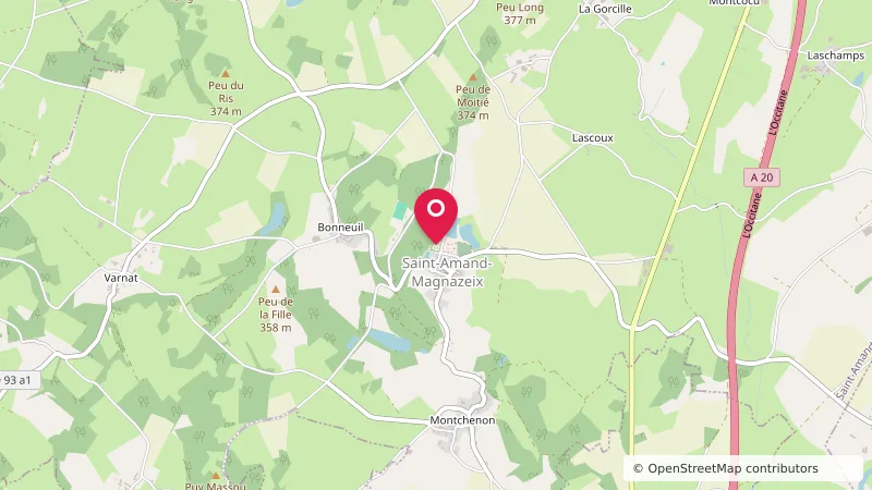 Aire de camping-car Saint-Amand-Magnazeix