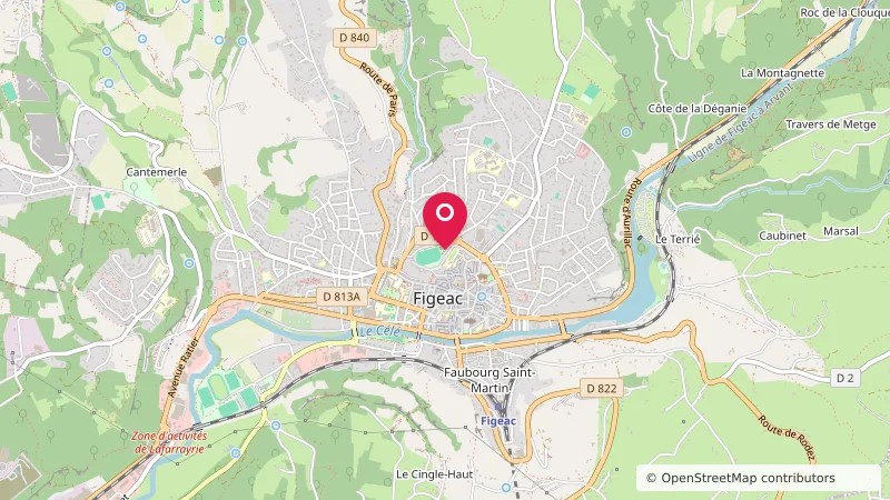 Aire de camping-cars de Figeac