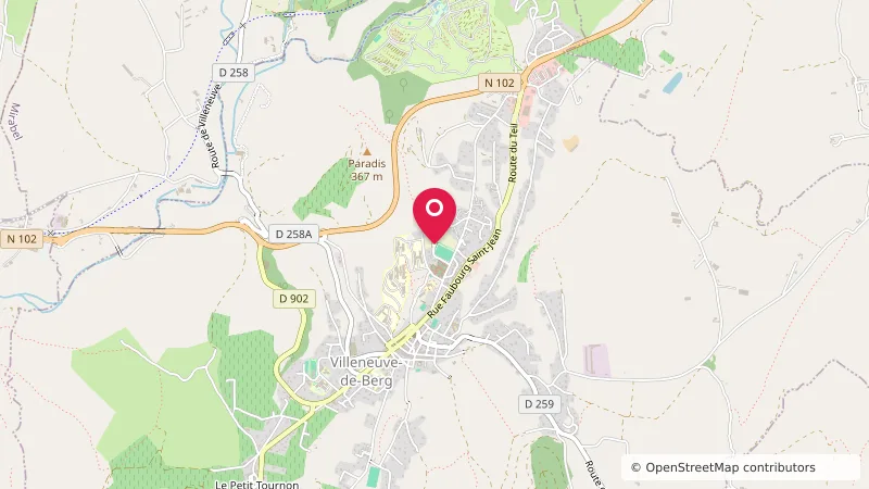 Aire de camping-cars Villeneuve-de-Berg