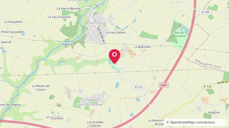 Aire de service camping car Chanzeaux