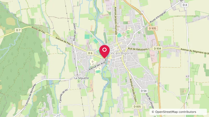 Aire de service et stationnent de Vic-en-Bigorre