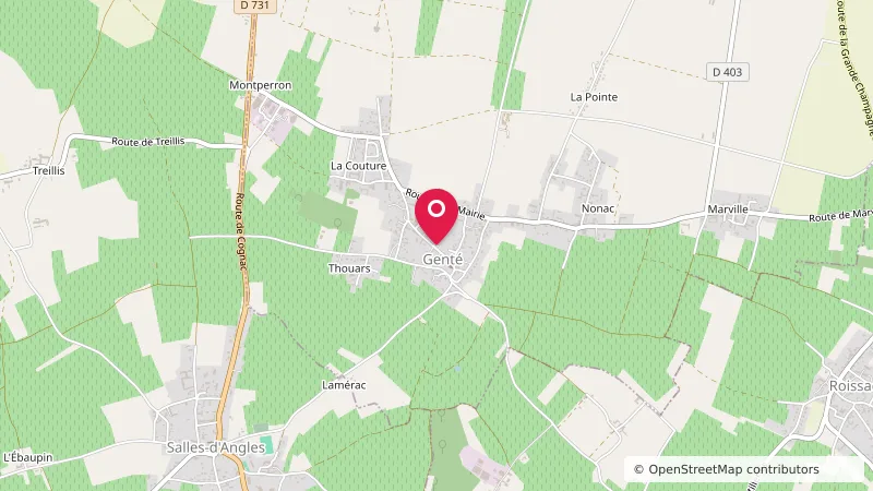 Aire de services camping-cars de Genté