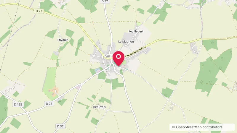 Aire de stationnement camping-car de Romagne