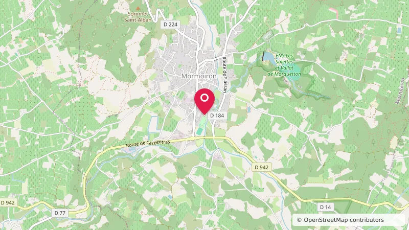 Aire de stationnement camping car Mormoiron