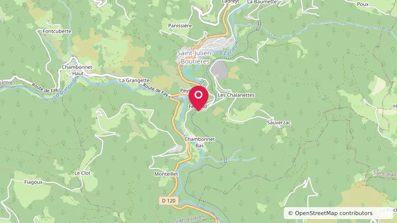 Aire de stationnement camping-cars de Saint-Julien-d'Intres