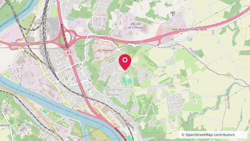 Aire de stationnement Chasse-Sur-Rhône