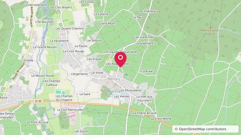 Aire de stationnement de Camping-Cars de Benais
