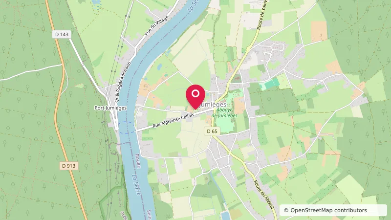 Aire de stationnement de Jumièges