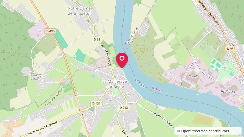 Aire de stationnement de La Mailleraye sur Seine
