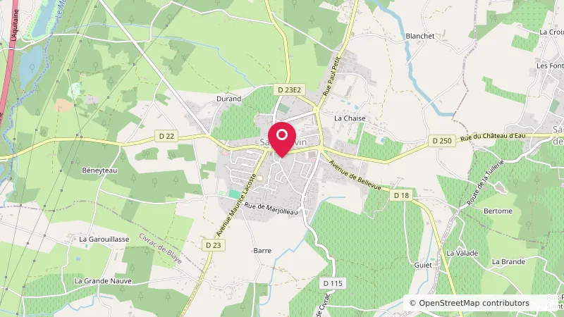 Aire de stationnement de Saint-Savin