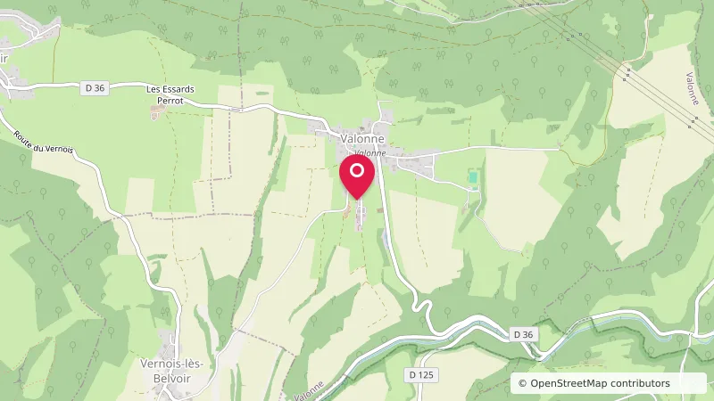 Aire de stationnement pour Camping car de Valonne