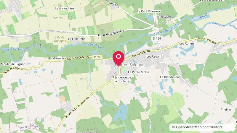 Aire de stationnement Tour-en-Sologne