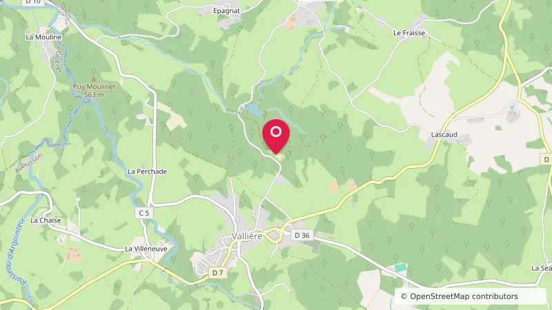 Aire naturelle de camping Le Masvaudier