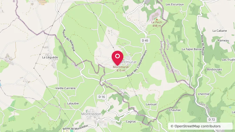 Aire pour camping-cars de Montmurat