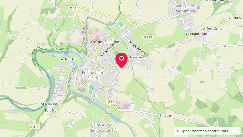 Aire Stationnement Fresnay-sur-Sarthe