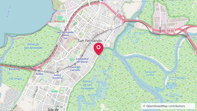 Aparcamiento de Autocaravanas San Fernando - Avenida Ronda del Estero