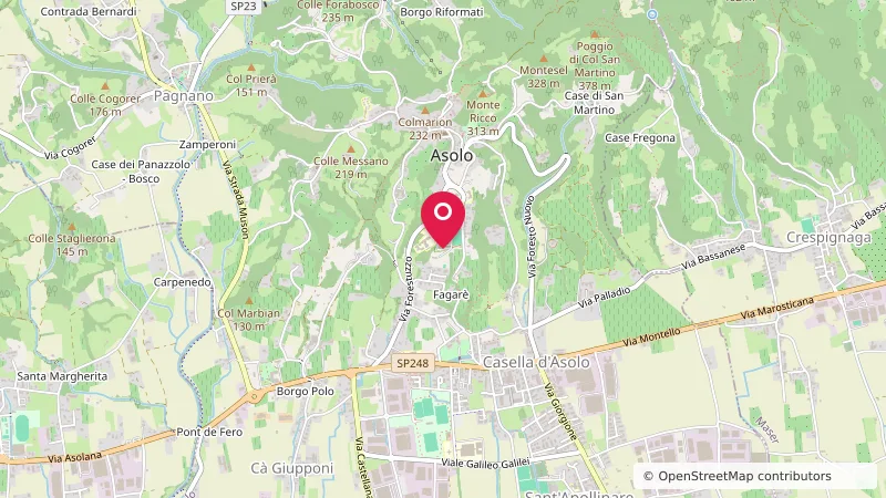 Area sosta camper Asolo