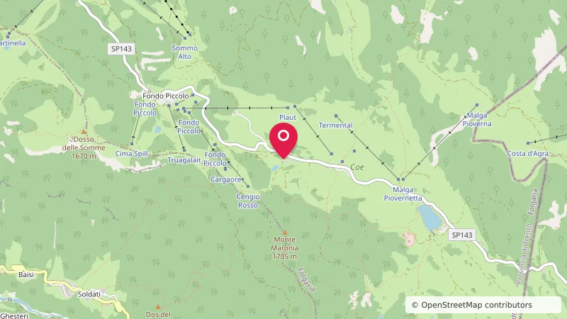 Area sosta camper Passo Coe