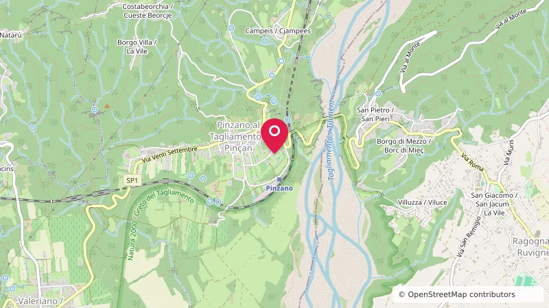Area sosta camper Pinzano al Tagliamento