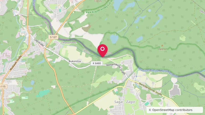 Biwakplatz für Wasser- und Radwanderer am Ein- und Ausstieg Sagar