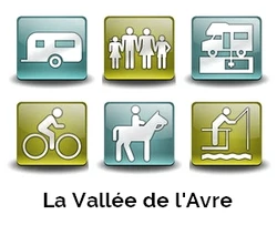 Camping de la Vallée de l'Avre Logo