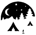 Camping municipal de la Baume Logo