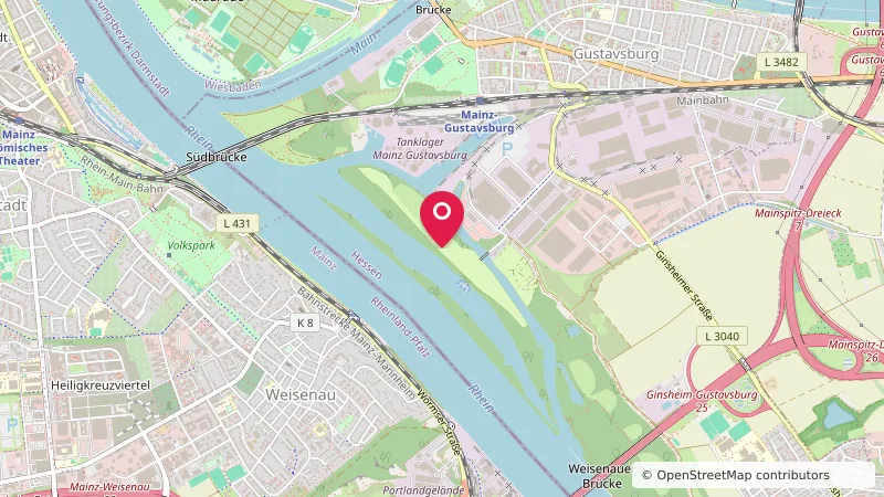 Campingplatz Rheininsel Bleiau