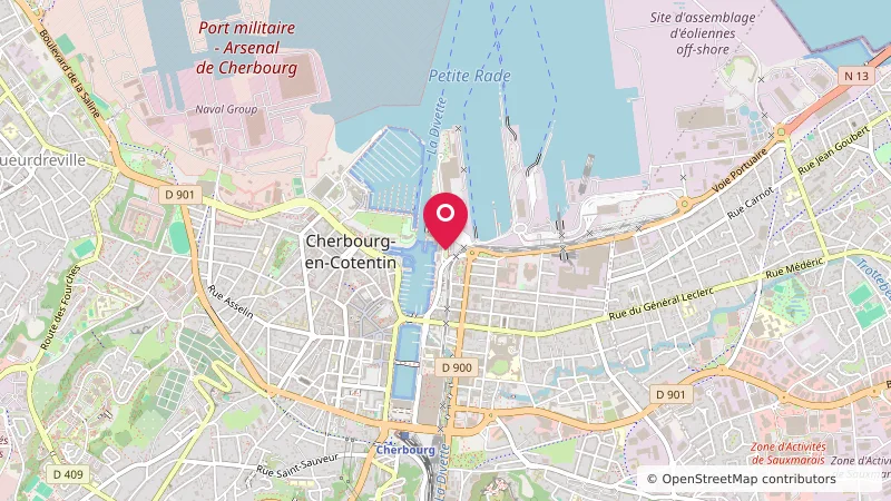 Cherbourg Aire pour camping-cars Allée du Président Menut