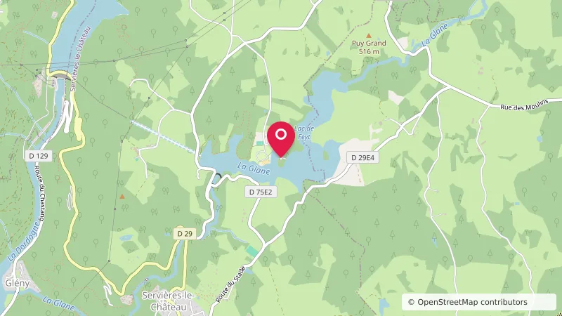 Domaine du Lac de Feyt Aire Camping car