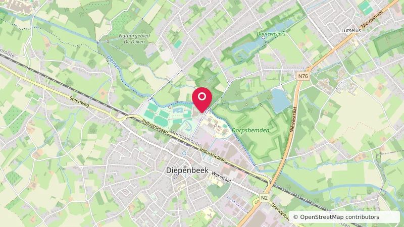 Kampeerautoparking Demerstrand