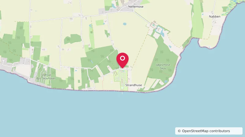 Løgismosestrand Camping udenfor bommen