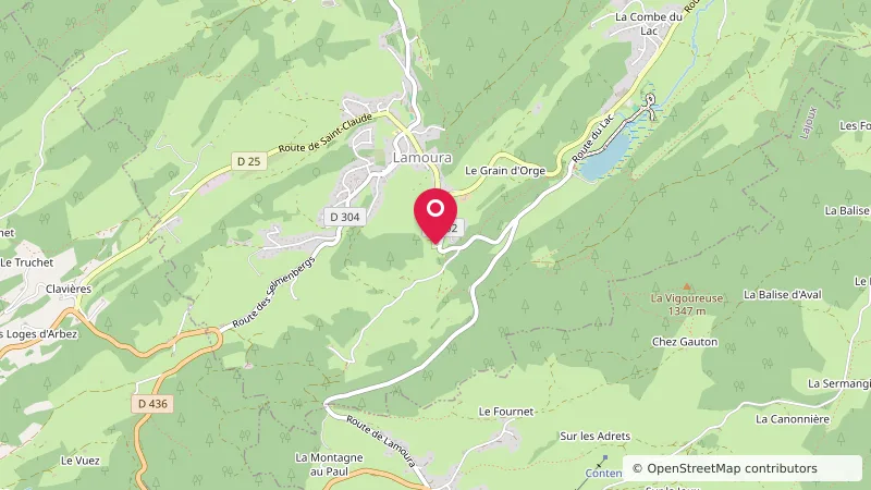 Lamoura - Route de Lajoux