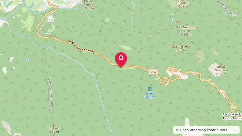 Lorenzago di Cadore Strada Statale 52 Carnica