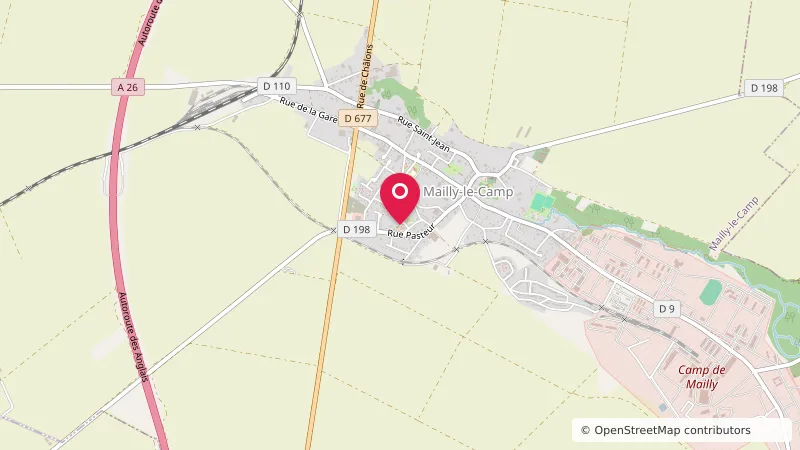 Mailly-le-Camp Aire de stationnement