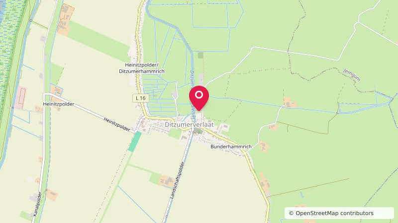 Parkplatz am Freizeitgelände Ditzumerverlaat