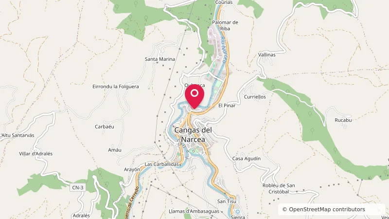 Área de autocaravanas de Cangas del Narcea