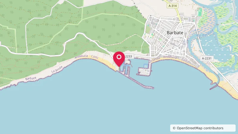 Área de autocaravanas Marina de Barbate