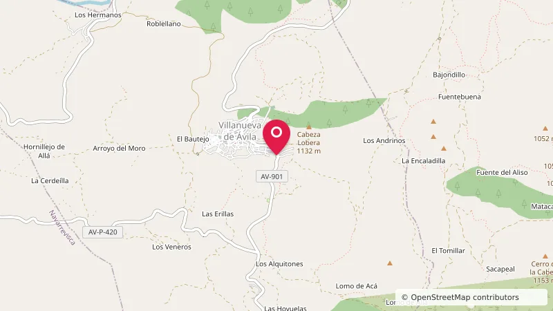 Área de autocaravanas Villanueva de Ávila
