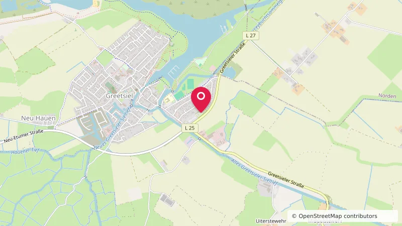 Reisemobilhafen bei den Zwillingsmühlen Greetsiel
