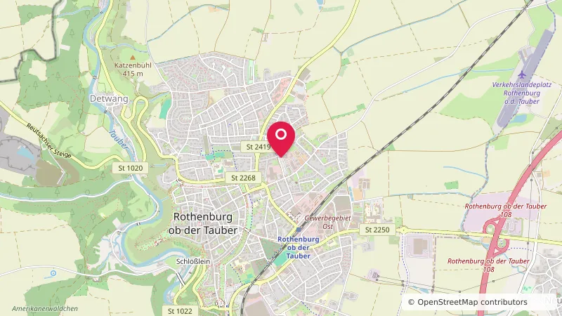 Reisemobilstellplatz P3 Rothenburg ob der Tauber, Schweinsdorfer Straße