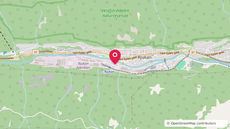 Rjukan bobilparkering Såheimsveien